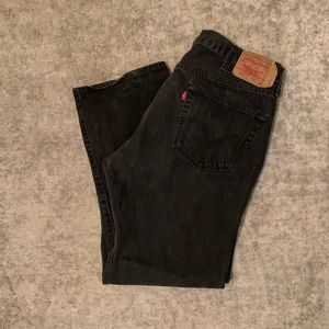 Levi’s Ashy Black Straight Leg Jeans